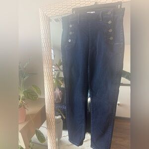 LOFT Dark Blue Skinny Jeans